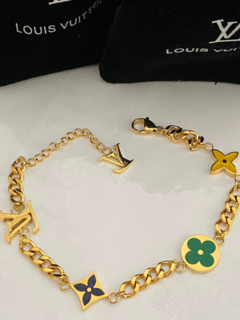 Pulseira inspiração louis vuitton