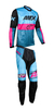 Conjunto Motocross Amx Prime Azul Com Rosa Pink