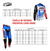 Imagem do Conjunto Roupa Amx Motocross Velocross Enduro Trilha Preto