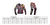 Conjunto Infantil Motocross Race Rosa + Colete + Joelheira - loja online