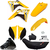 Kit Plástico Elite Premium Adaptação + BANCO + TANQUE CRF230 DT XR200 BROS NXR XTZ XL XLX AGRALE FALCO SAHARA LANDER - comprar online