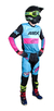 Conjunto Motocross Amx Prime Azul Com Rosa Pink