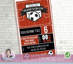 Convite Digital - Futebol - comprar online