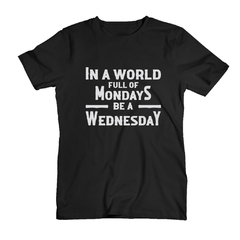 remera be a wednesday