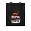 Remera Smelly Cat Black