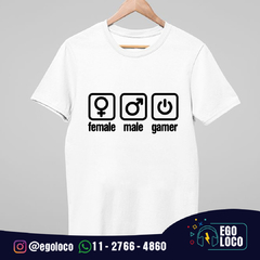 remera male female gamer