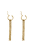 BRINCO ARGOLA COM CORRENTES EM OURO 18K - comprar online