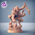 Tigre Rakshakin Ladino com Adaga Miniaturas para RPG - Dungeons & Dragons D&D