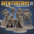 Aventureiros Pack #01 Classes Tradicionais Miniaturas para RPG - Dungeons & Dragons D&D