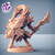 Demônio Criatura do Abismo Espada e Escudo Miniaturas para RPG - Dungeons & Dragons D&D