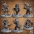 Gnomos Filhos da Floresta Miniatura RPG Kit Completo