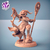 Minotauro Taura a Feticeira Oráculo Pin Up Miniaturas para RPG - Dungeons & Dragons D&D
