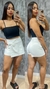 Short Saia Zara Branco