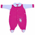 Macacão Infantil Longo com Frente em Tricô Pink - comprar online