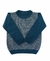 Blusa Infantil Suéter Tricô Azul Royal na internet