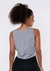 Cropped nation de viscose a fio mescla - comprar online