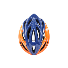 Capacete Jet Hornet Azul/Laranja - Ciclismo Mtb Bike - comprar online