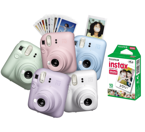 Cámara instantánea Fujifilm Instax Kit Mini 12 + 20 fotos