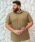 Polo Plus Size Confort Prime com Recorte