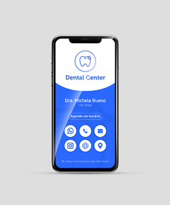 Cartão Digital Interativo Personalizado para Odontologia/Dentistas/Consultório Odontológico | Artestilo Gráfica