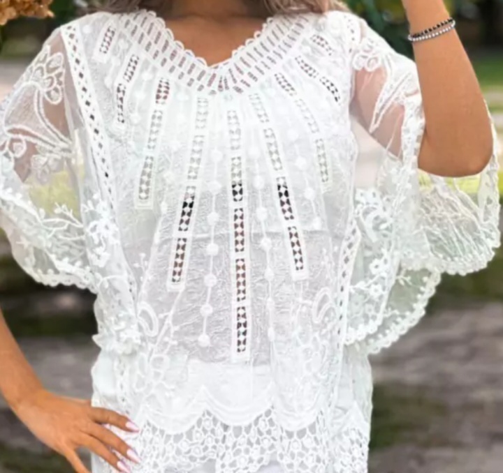 Blusas de tul bordado Comprar en Slammon