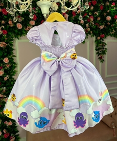 Vestido Infantil Bolofofo Lilás - comprar online