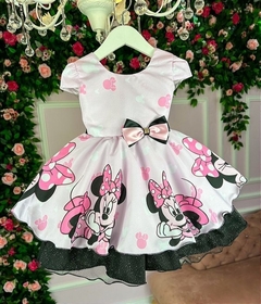 Vestido Minnie Rosa tradicional