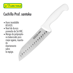 CUCHILLO PROF SANTOKU 7" LION TOOLS