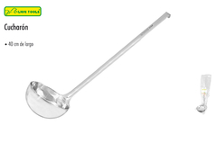 CUCHARON ACERO INOXIDABLE 40 CM LION TOOLS