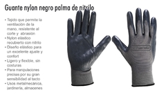 GUANTE NYLON PALMA DE NITRILO (1 PAR)