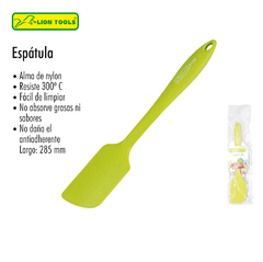 ESPATULA SILICON COCINA LION TOOLS