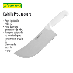 CUCHILLO PROF TAQUERO 9" LION TOOLS