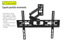 SOPORTE PARA PANTALLA DE 22" A 55" MOVIL