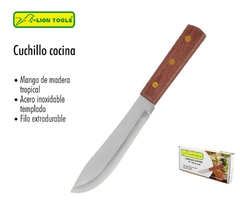 CUCHILLO COCINA MANGO DE MADERA 4", 1 PZ LION TOOLS