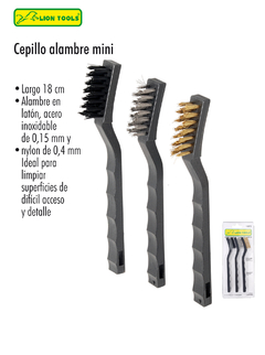 CEPILLOS MINI (3 pz)