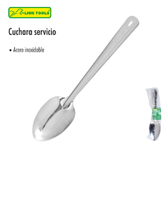 CUCHARA DE SERVICIO 21 CM 1 PZ LION TOOLS