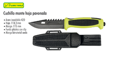 CUCHILLO MONTE HOJA PAVONADA #9437 (4-1/2" - 11.43 CM)