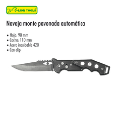 NAVAJA MONTE PAVONADA AUTOMATICA #9557 (3-1/2" - 8.89 CM)