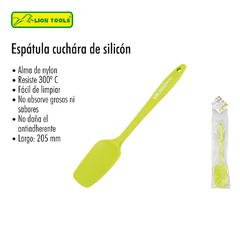 ESPATULA CUCHARA SILICON COCINA LION TOOLS