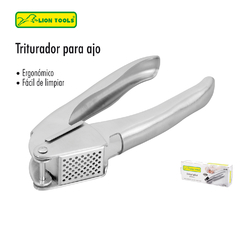 TRITURADOR DE AJO ACERO INOX LION TOOLS