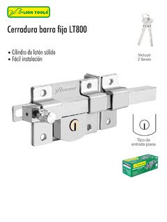 CERRADURA BARRA FIJA (DERECHA)