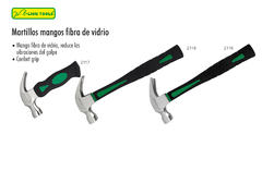 MARTILLOS MANGO FIBRA DE VIDRIO Y AGARRE ANTIDERRAPANTE (10 Oz)