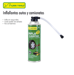 INFLALLANTAS PARA AUTOS O CAMIONETAS (475 GR.)