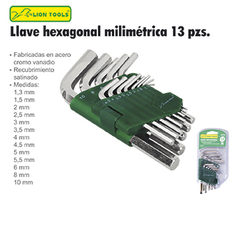 LLAVES HEXAGONALES MILIMETRICAS (JUEGO CON 13 PZ)