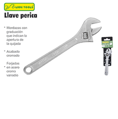 LLAVE PERICA CROMADA (6" - 15.24 CM)