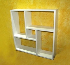 Nicho Prateleira Mdf Branco - 60x60x15 Cm - Mx14