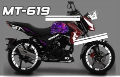 Imagen de 125Z 125 Z ITALIKA + COLLAGE GENGAR KIT DE CALCOMANIAS