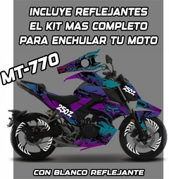 250 Z KIT DE CALCOMANIAS VINIL RACING FOX + REFLEJANTES (A2) en internet