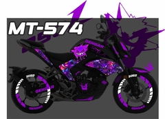 250 Z 250Z GENGAR POKEMON MORADO KIT DE CALCOMANIAS