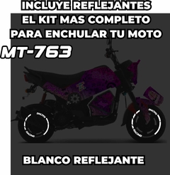 BIT 150 KIT DE CALCOMANIAS VINIL RACING + REFLEJANTES (A2) en internet